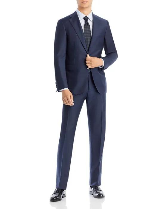 Capri Mélange Twill Solid Slim Fit Suit