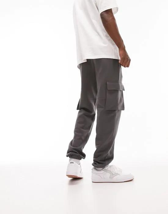 cargo jogger in charcoal