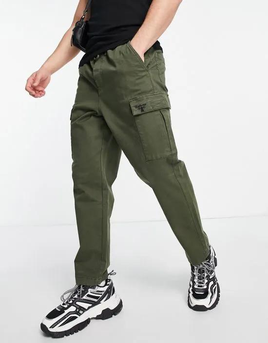 cargo pants in olive