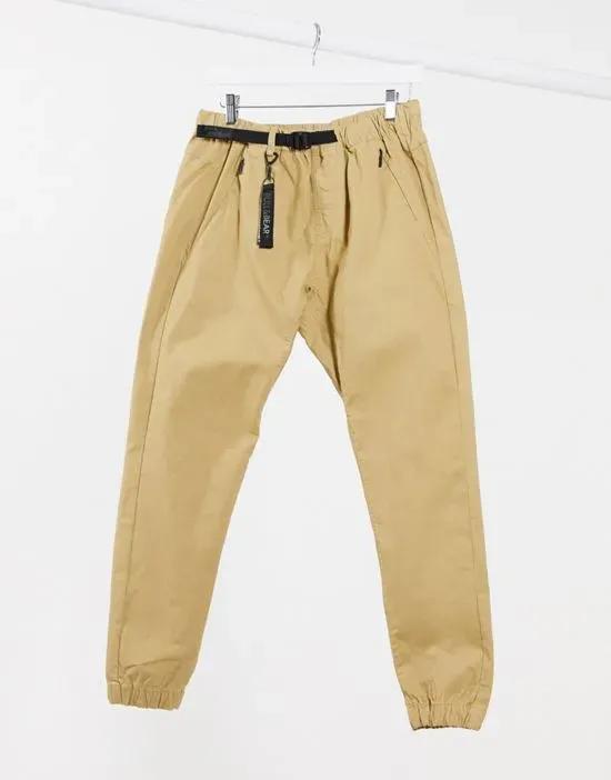 cargo pants in tan