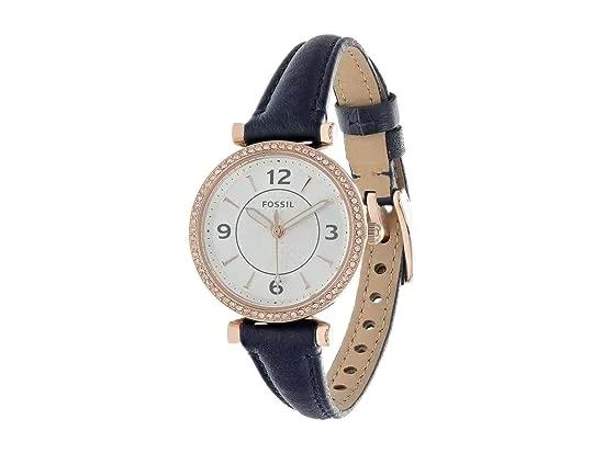 Carlie Three-Hand LiteHide™ Leather Watch - ES5295