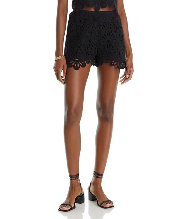Carolyn Macrame Lace Shorts - 100% Exclusive