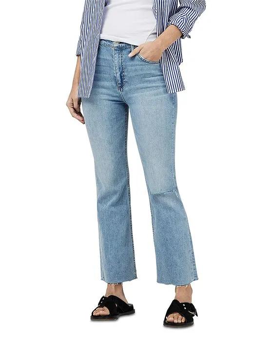 Casey High Rise Ankle Flare Jeans in Lucy