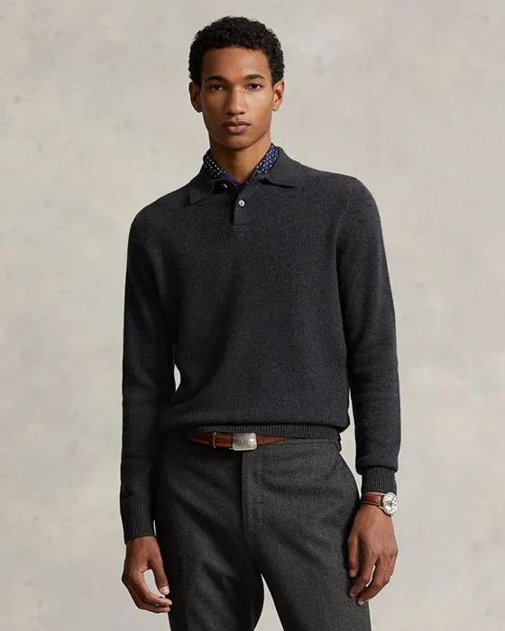 Cashmere Polo Collar Sweater