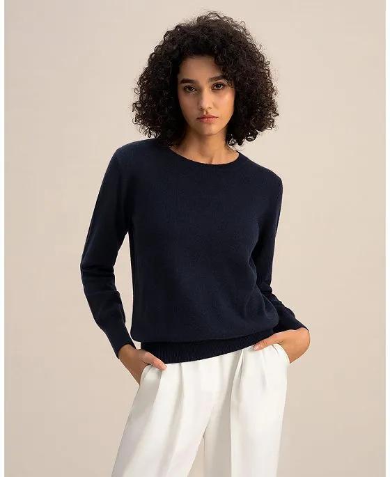 Cashmere Super Soft Crewneck Sweater for Women