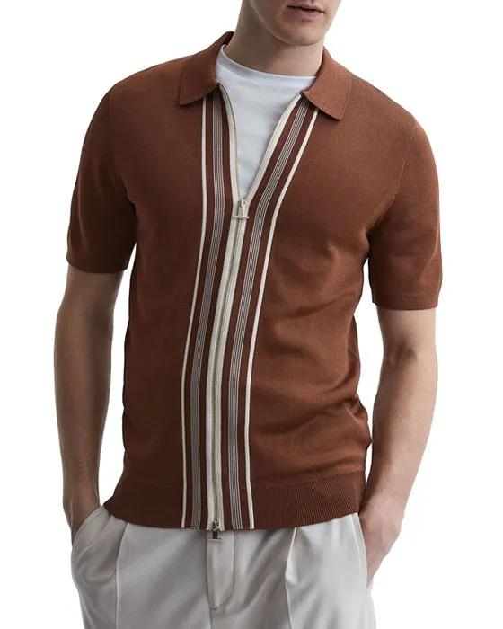 Castleton Full Zip Polo Shirt