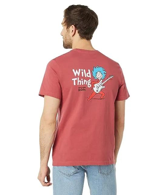 Cat In The Hat Wild Thing Guitar Short Sleeve Crusher™ Tee