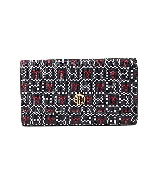 Cece II Flap Continental Wallet Coated Square Monogram