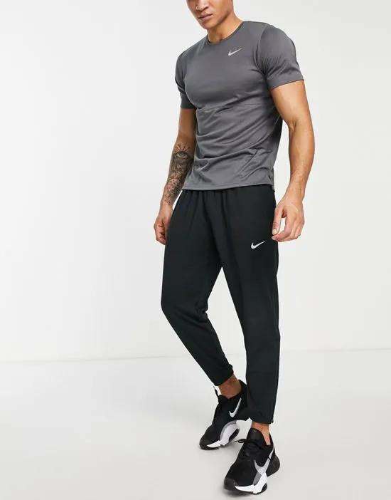 Challenger Dri-FIT knitted sweatpants in black - BLACK