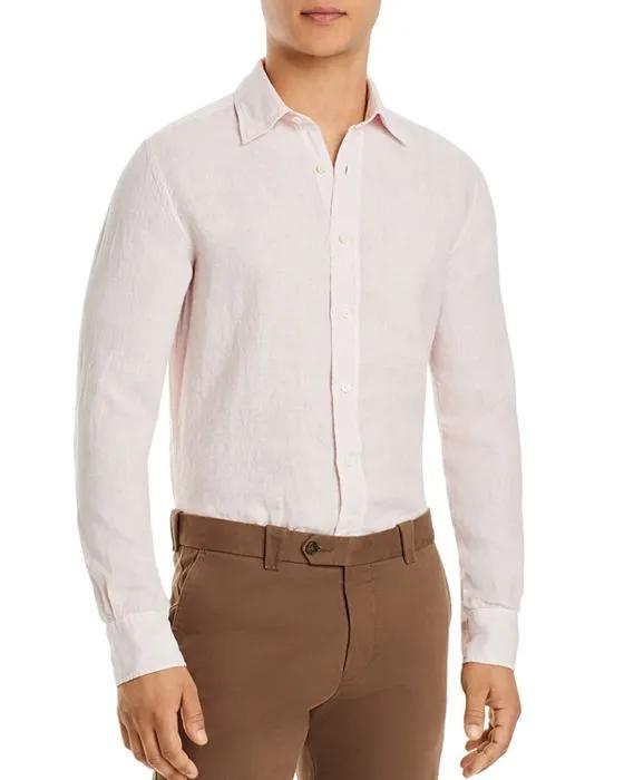 Chambray Linen Long Sleeve Shirt