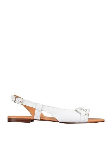 CHAMP DE FLEURS® | White Women‘s Sandals