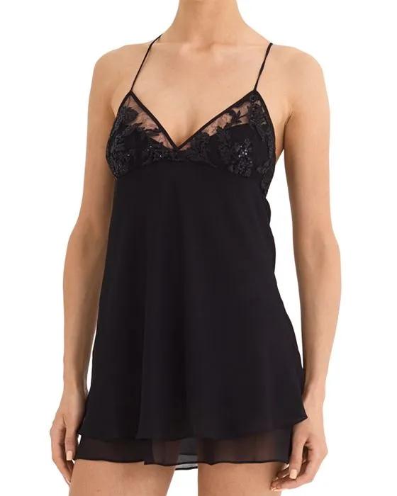 Charming Sequined Chemise