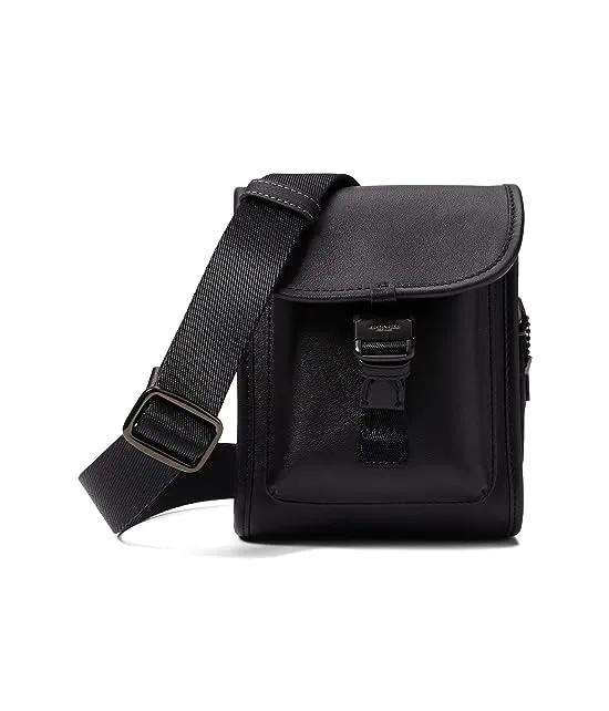 Charter North/South Crossbody with Hybrid in Smooth Leather