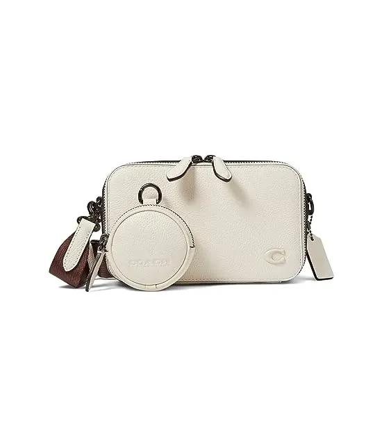 Charter Slim Crossbody in Pebble Leather with Sculpted C Hardware Branding