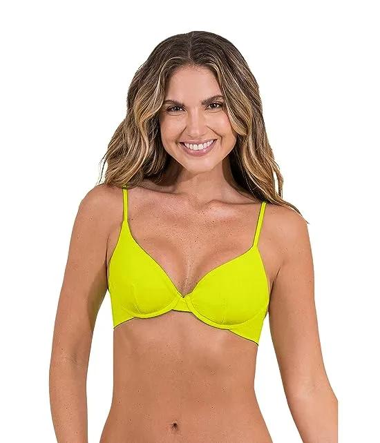 Chartreuse Dainty Unmolded Underwire Top