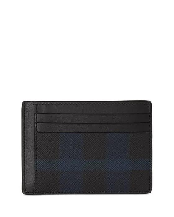 Chase Exaggerated Check Money Clip Card Case