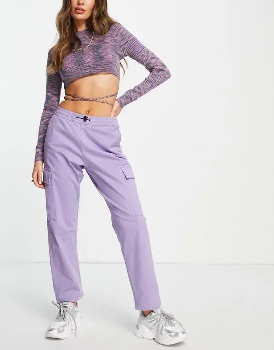 Chillin pants in purple