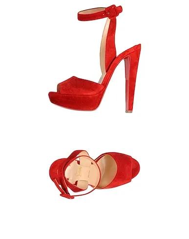 CHRISTIAN LOUBOUTIN | Red Women‘s Sandals