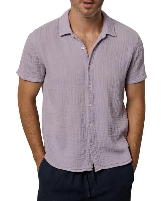 Christian02 Cotton Crepe Button Down Shirt