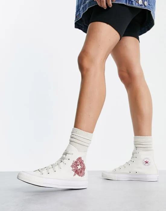 Chuck Taylor All Star Hi sneakers in egret