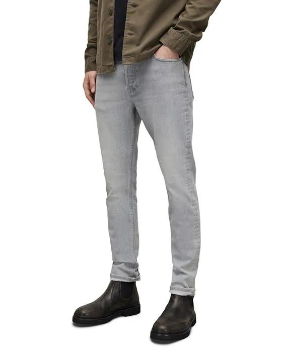 Cigarette Skinny Fit Jeans in Pale Gray