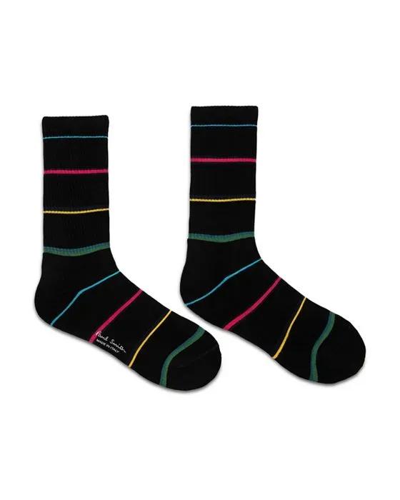 Cillian Cotton Blend Stripe Socks