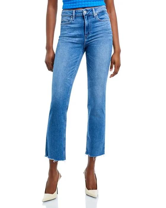 Cindy High Rise Ankle Straight Jeans in Music