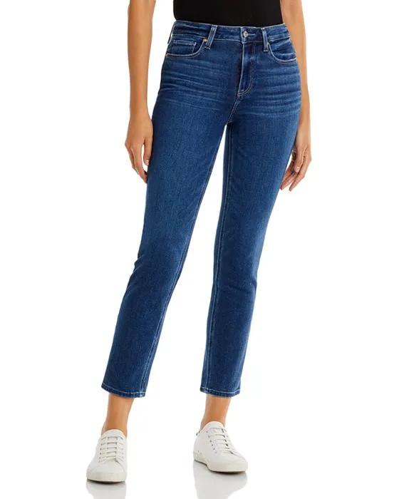 Cindy High Rise Ankle Straight Jeans in Suncrest
