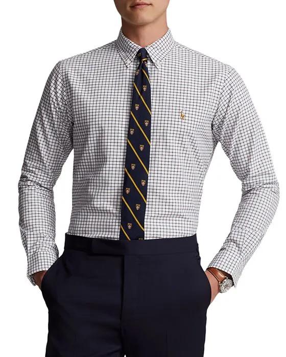 Classic Fit Checked Oxford Shirt