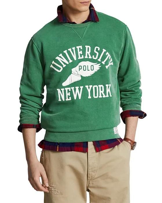 Classic Fit Fleece Graphic Sweatshirt