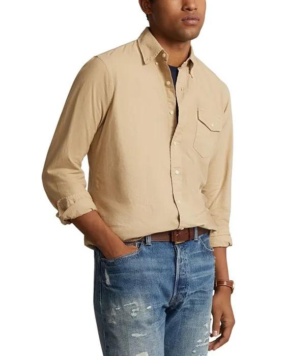 Classic Fit Garment Dyed Oxford Shirt