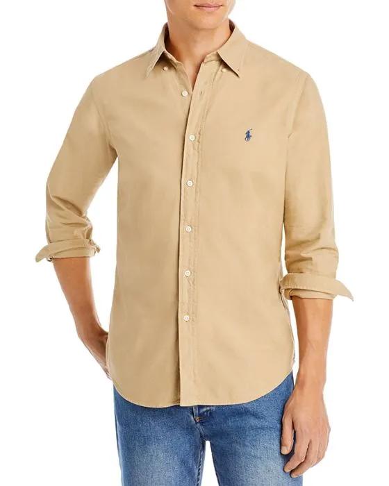 Classic Fit Garment-Dyed Oxford Shirt