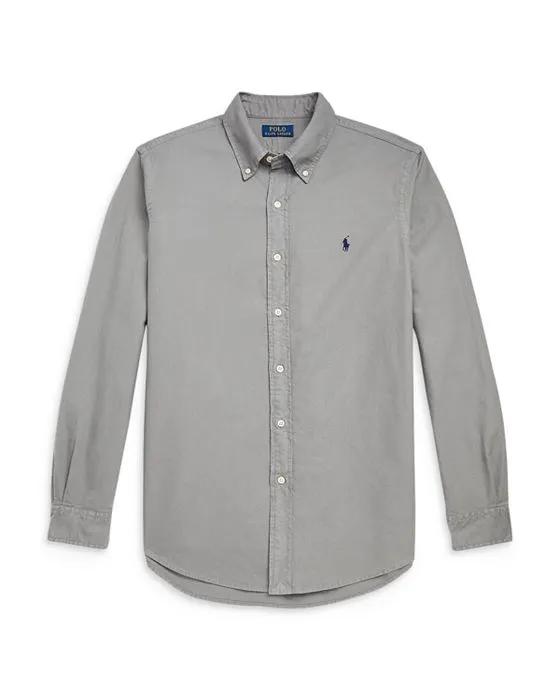 Classic Fit Oxford Long Sleeve Woven Shirt