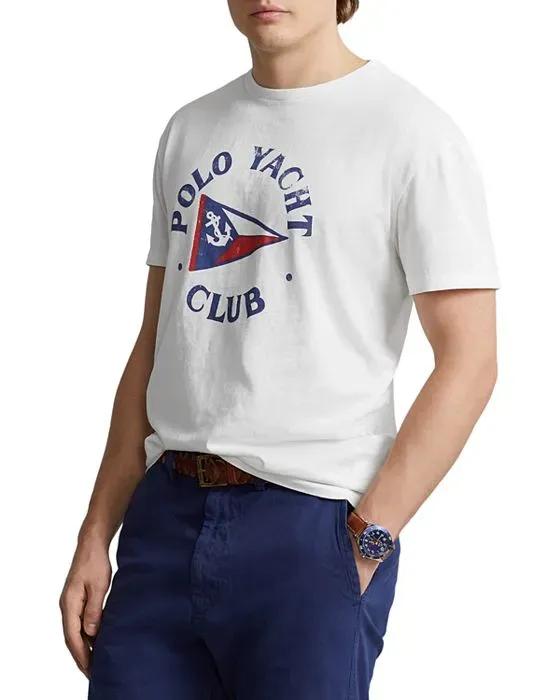 Classic Fit Polo Yacht Club Graphic Tee