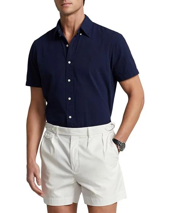 Classic Fit Seersucker Short Sleeve Shirt