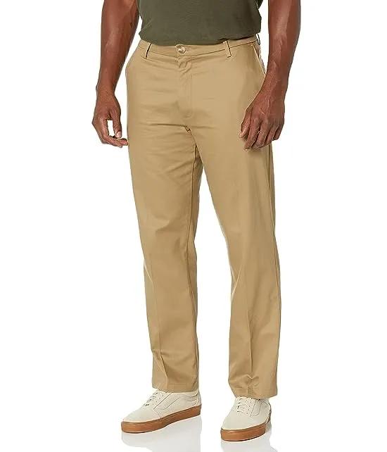 Classic Fit Signature Iron Free Khaki with Stain Defender Pants