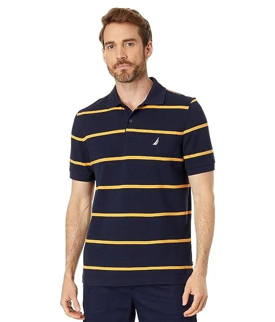 Classic Fit Striped Deck Polo