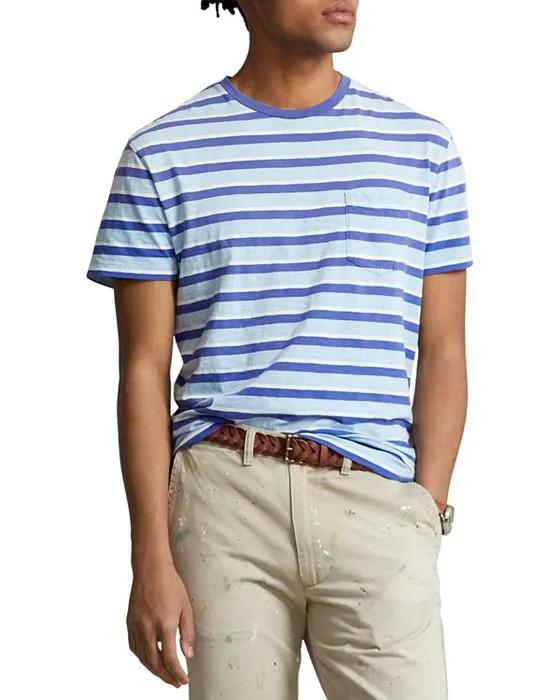 Classic Fit Striped Jersey Tee