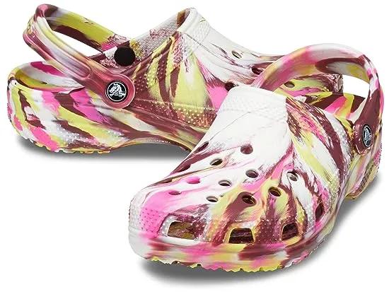 Classic Marbled Tie-Dye Clog