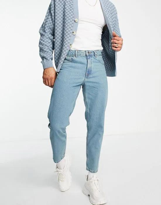 classic rigid jeans in tinted light wash blue