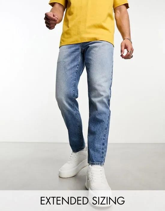 classic rigid jeans in vintage mid wash blue