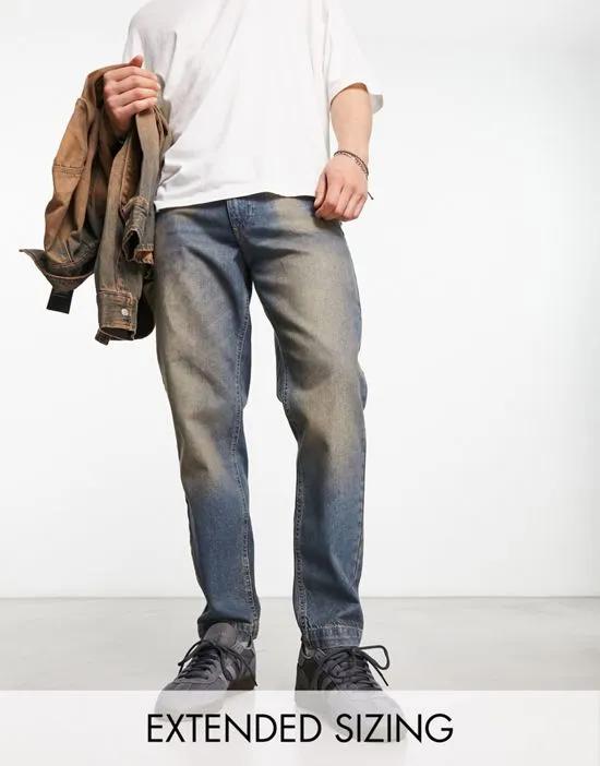 classic rigid jeans in y2k mid wash blue