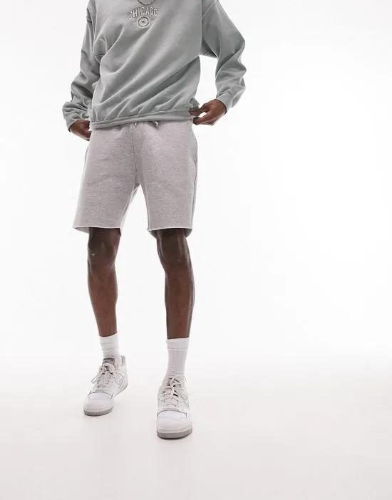 classic short in gray heather