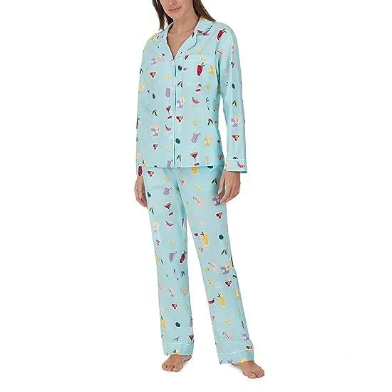 Classic Woven Long Sleeve Pajama Set