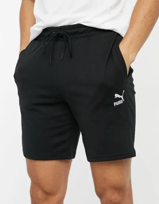 Classics logo 8-inch shorts in black