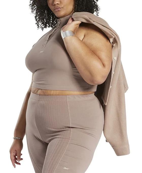 Classics Plus Size Jersey Cropped Tank Top