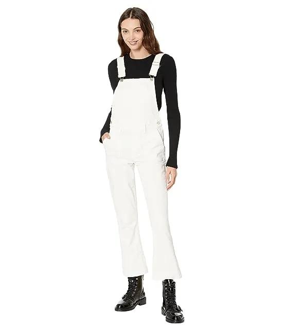 Claudine Overalls in Blank Canvas