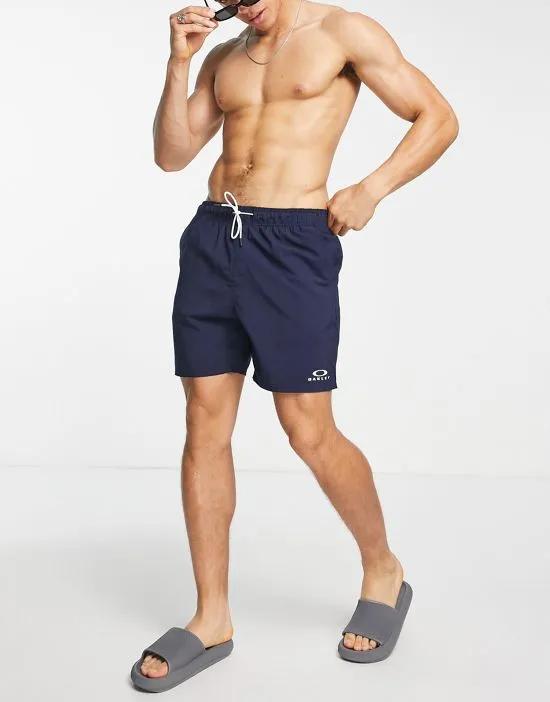 Clearlake 18inch volley swim shorts in navy