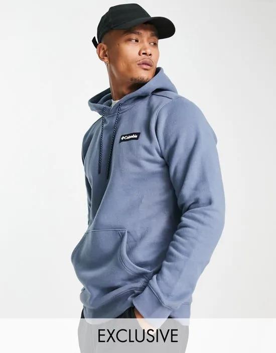 Cliff Glide hoodie in blue Exclusive to ASOS