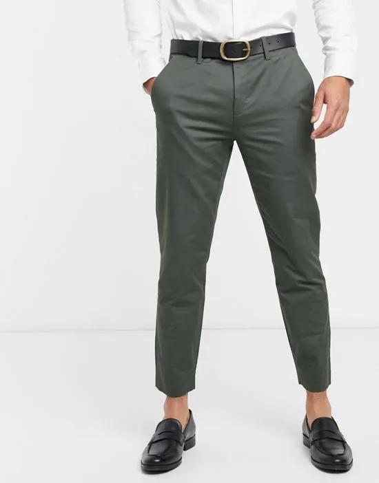 cliftro dyed cotton cropped pants